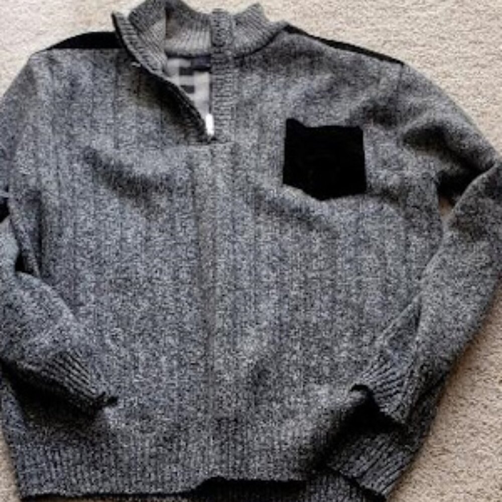 Gioberti Men's Half Zip Pullover Knitted Regular Fit Sweater